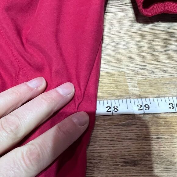 FootJoy Men's Windbreaker Golf Jacket Elastic Hem Long Sleeve Pullover Red XL - Picture 8 of 9